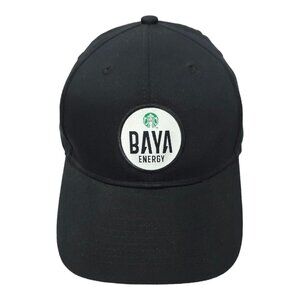 BAYA Energy Starbucks Coffee Logo Tuck Strap Cap Trucker Baseball Hat Black